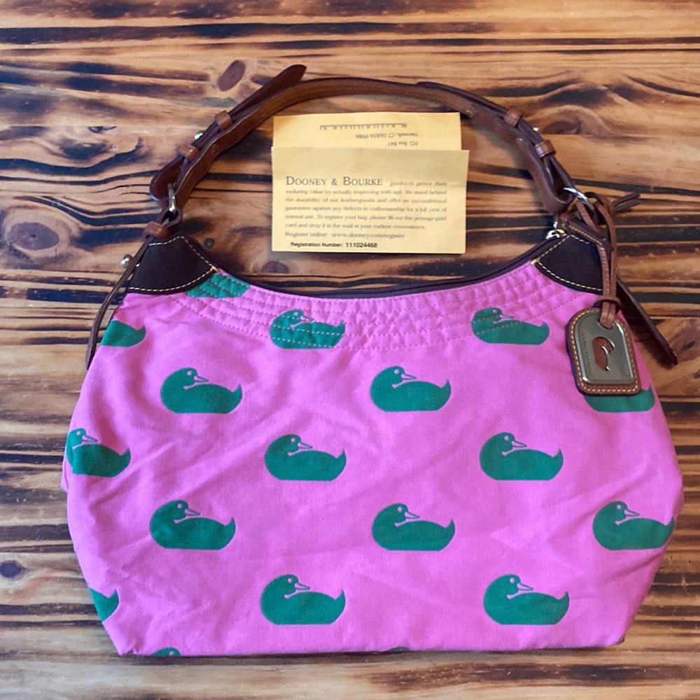 VINTAGE DOONEY & BOURKE 12.5x10x6 8” handle drop